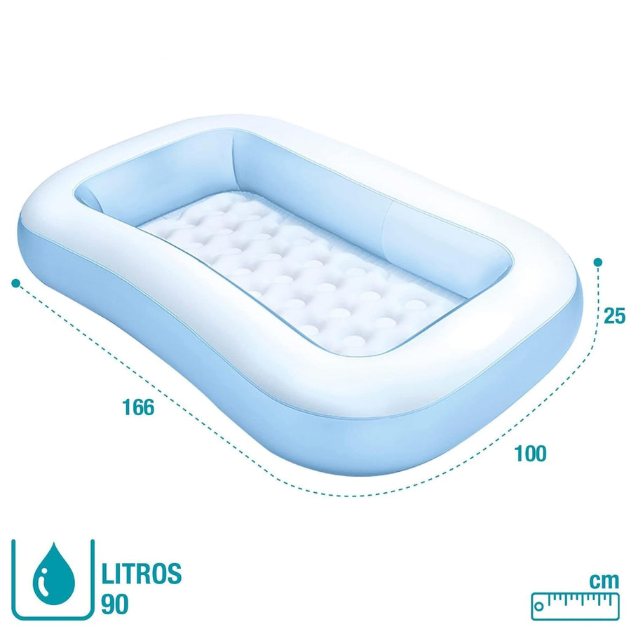 Intex Wet Set Rectangular Inflatable Kids Pool – 166cm x 100cm x 25cm
