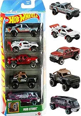 Hot Wheels Mud Studs 5-Car Set