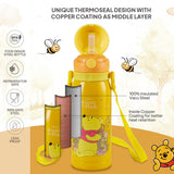 Cello Ever Pop Kids Stainless Steel Insulated Flask 500ml, Yellow