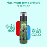 Milton Marvel Mighty 600 Thermosteel ISI Certified Water Bottle, 500 ml