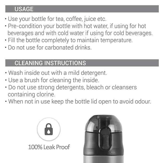 Milton Crown 900 Vacuum Insulated Water Bottle 750ml