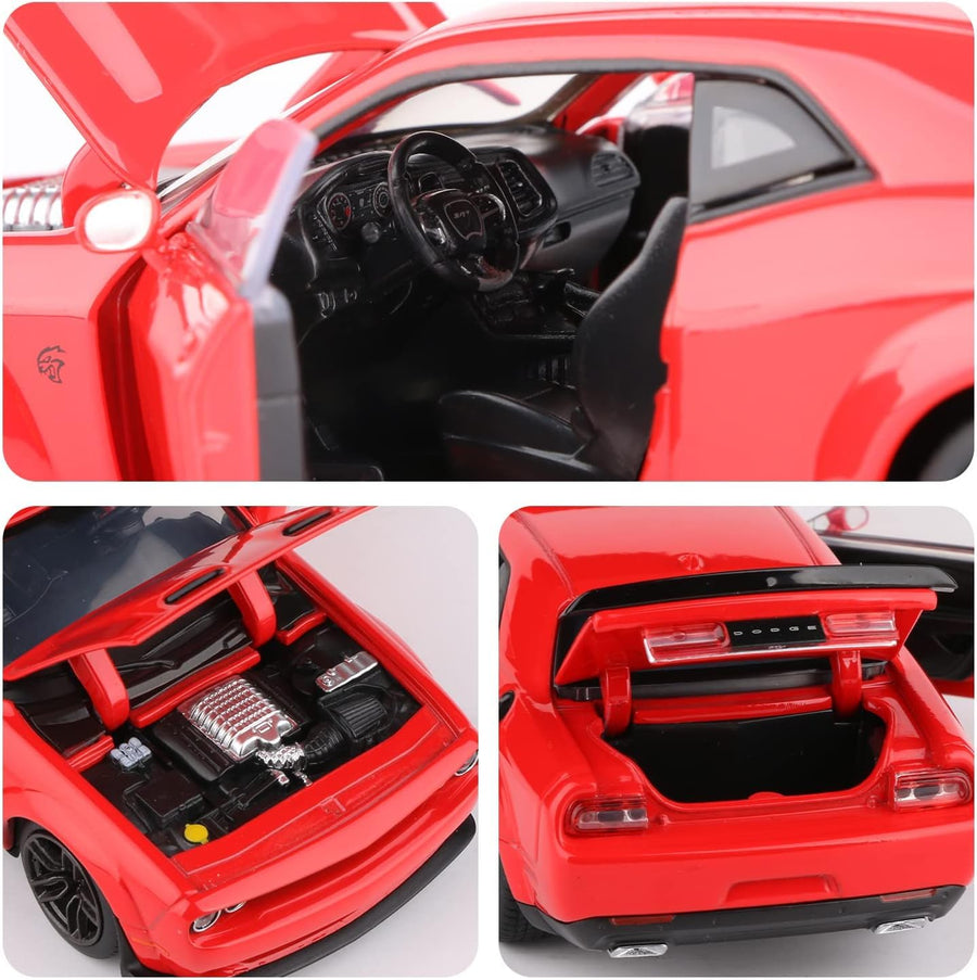 Dodge Challenger SRT diecast product dimensions