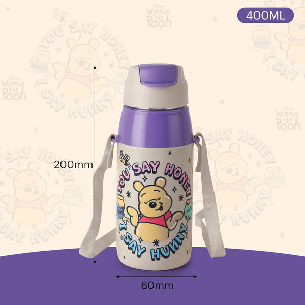 Cello Kidzbee Era 400 Hunny Bear Winnie the Pooh Kids Insulated Bottle 400ml