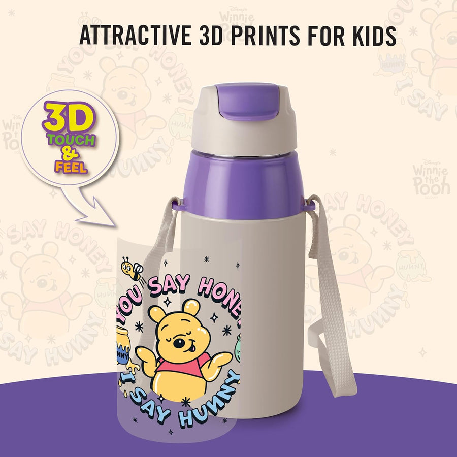 Cello Kidzbee Era 400 Hunny Bear Winnie the Pooh Kids Insulated Bottle 400ml