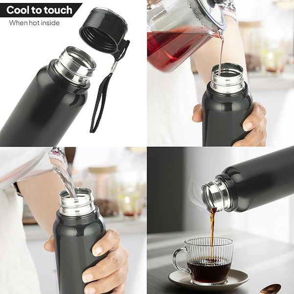 Cello Puro Steel-X Vacuum Insulated Water Bottle 650ml
