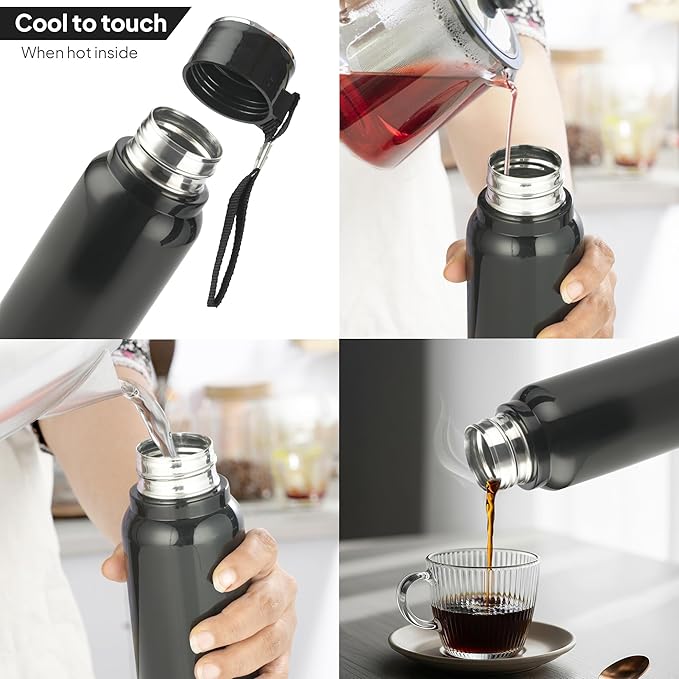 Cello Puro Steel-X Vacuum Insulated Water Bottle 650ml