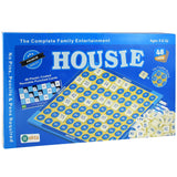 Housie Premium Family Board Game - 90 Tiles, 48 Cards & Tile Fixable Board