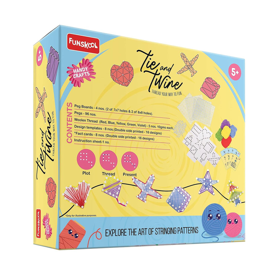 Funskool Handy Crafts Tie and Twine Kit