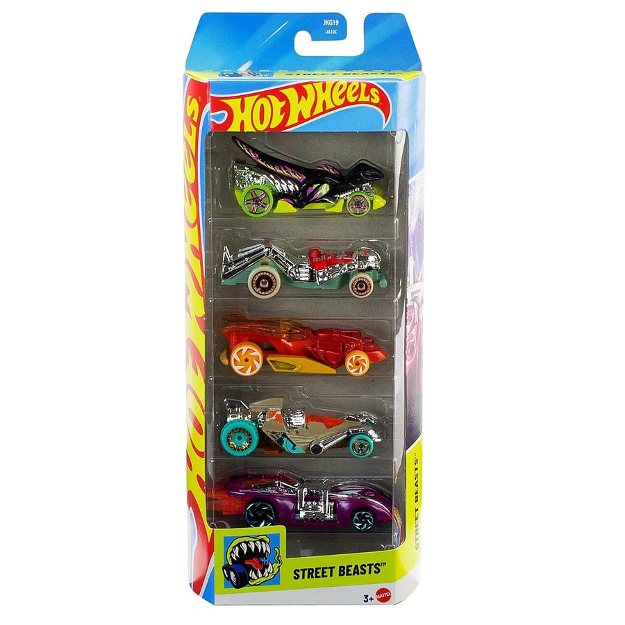 Hot Wheels Street Beasts 5-Car Set