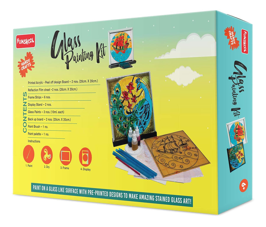 Funskool Handy Crafts Glass Painting Kit