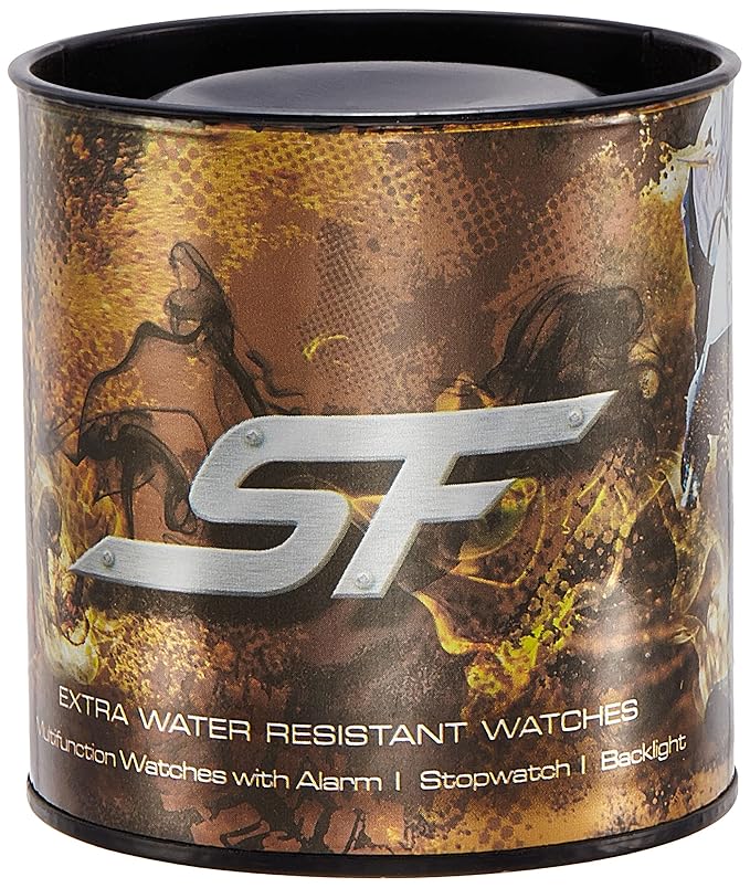 SF by Sonata Digital Sports Watch – Black & Red