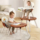 R for Rabbit 3-in-1 Multifunctional Baby High Chair - Brown Cream