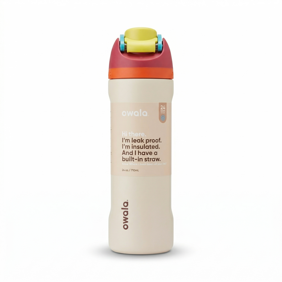 Owala FreeSip Insulated Water Bottle – 24oz / 710ml