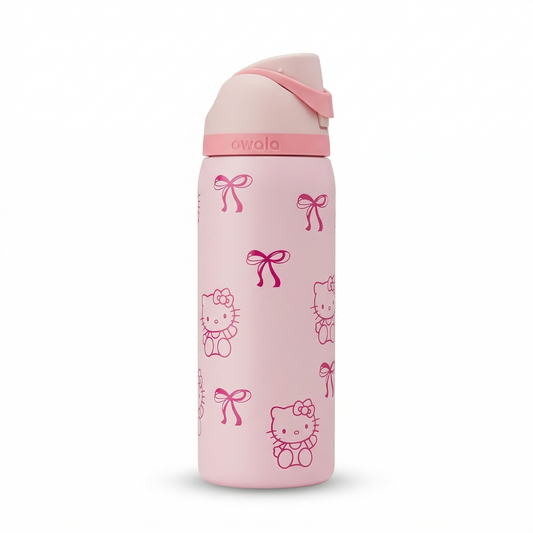 Owala x Hello Kitty FreeSip Insulated Water Bottle 32oz – Pink