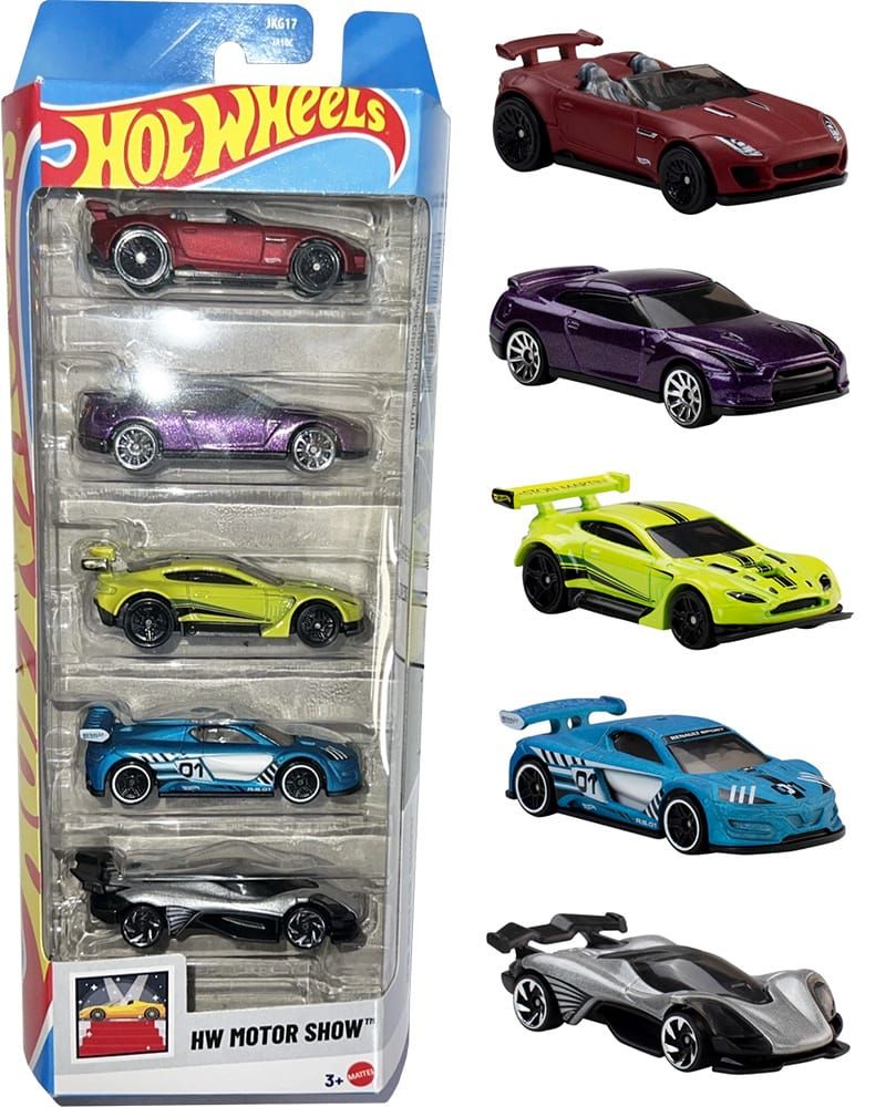 Hot Wheels HW Motor Show 5-Car Set