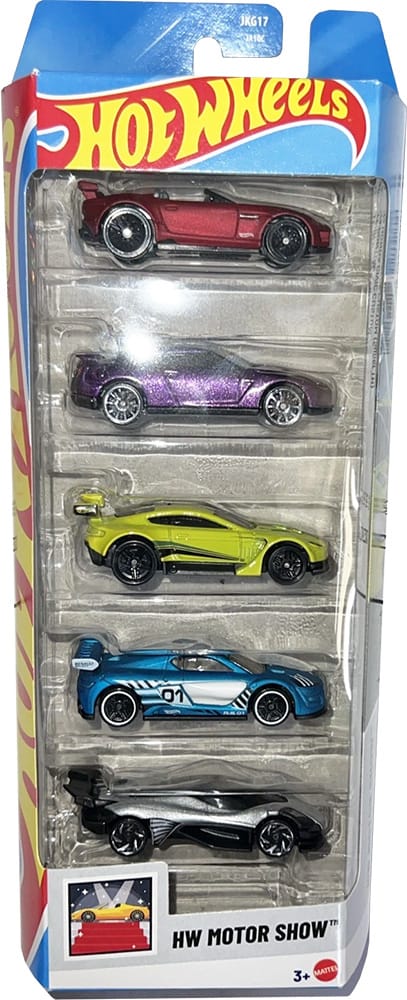Hot Wheels HW Motor Show 5-Car Set