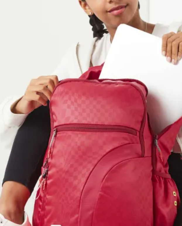 WIKI 3 Illusion 33.5L School Bag - Red