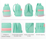 Genie Twinkledusk 17 SB School Backpack - Green