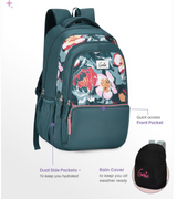 Genie Diasora 19 SB School Backpack - Dark Green