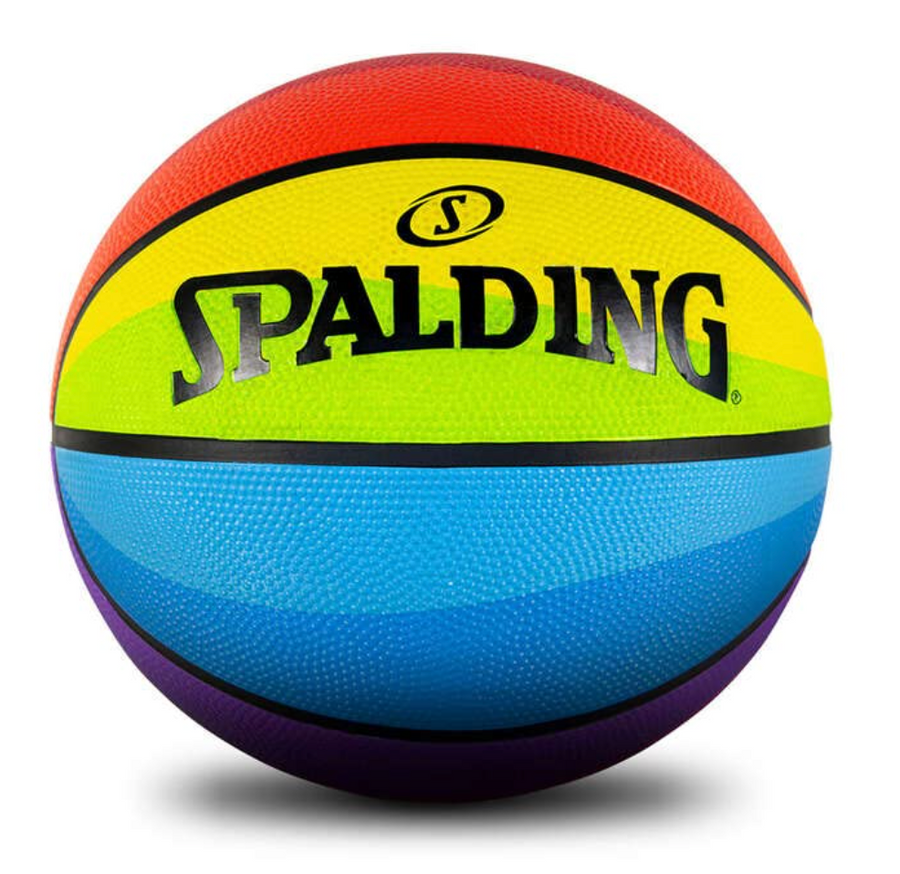 Spalding Rainbow Basketball – Size 7 | Multicolor | Without Pump