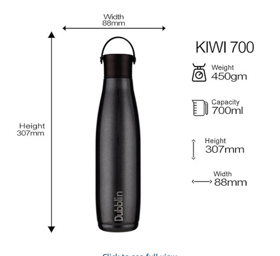 Dubblin Kiwi 700 Stainless Steel Insulated Water Bottle