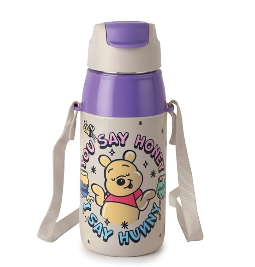 Cello Kidzbee Era 400 Hunny Bear Winnie the Pooh Kids Insulated Bottle 400ml
