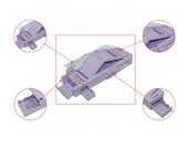 Dream Unicorn Multi-Function Pencil Box with Combination Lock