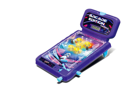 Arcade Edition Pinball – Electronic Tabletop Pinball Game with Lights & Sounds
