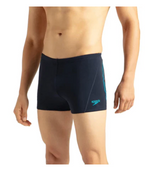 Speedo AM ESS Splice Aquashort – Men's Swimwear | Black/Bolt | Size 42