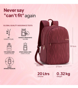 American Tourister Bella 3.0 Backpack – Wine