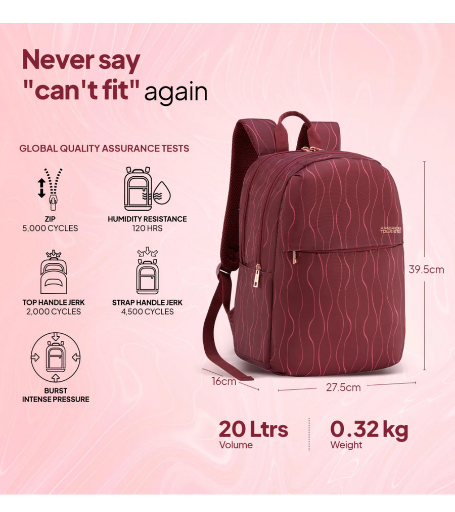 American Tourister Bella 3.0 Backpack – Wine