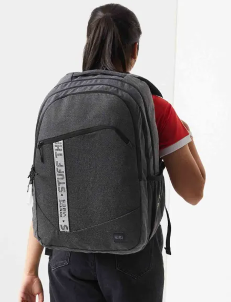 Wildcraft Wiki 4 Illusion 37.5L School Bag – Twill Black