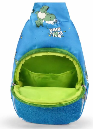 Kids Dinosaur Sling Bag - Blue