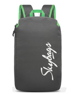 Skybags Klik Daypack 01 Backpack – Grey (Green & Orange)