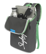 Skybags Klik Daypack 01 Backpack – Grey (Green & Orange)