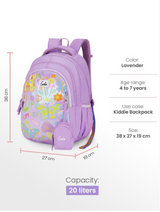 Genie Doddle 15 SB School Backpack - Lavender