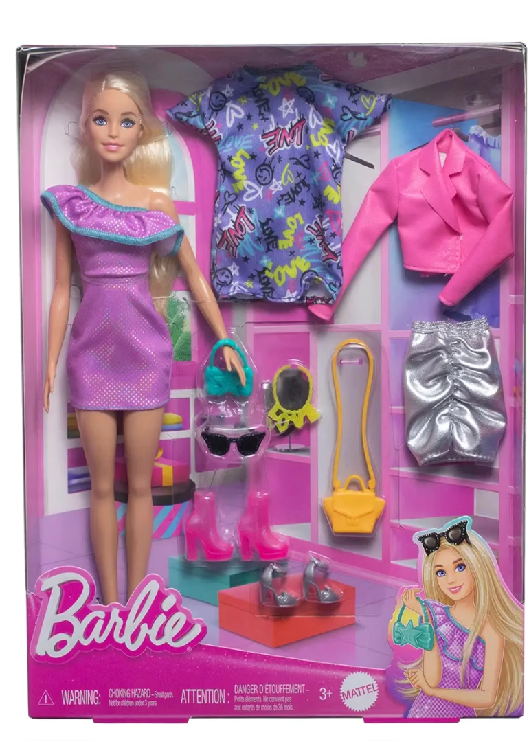 Barbie Doll with Party Fashion & Accessories