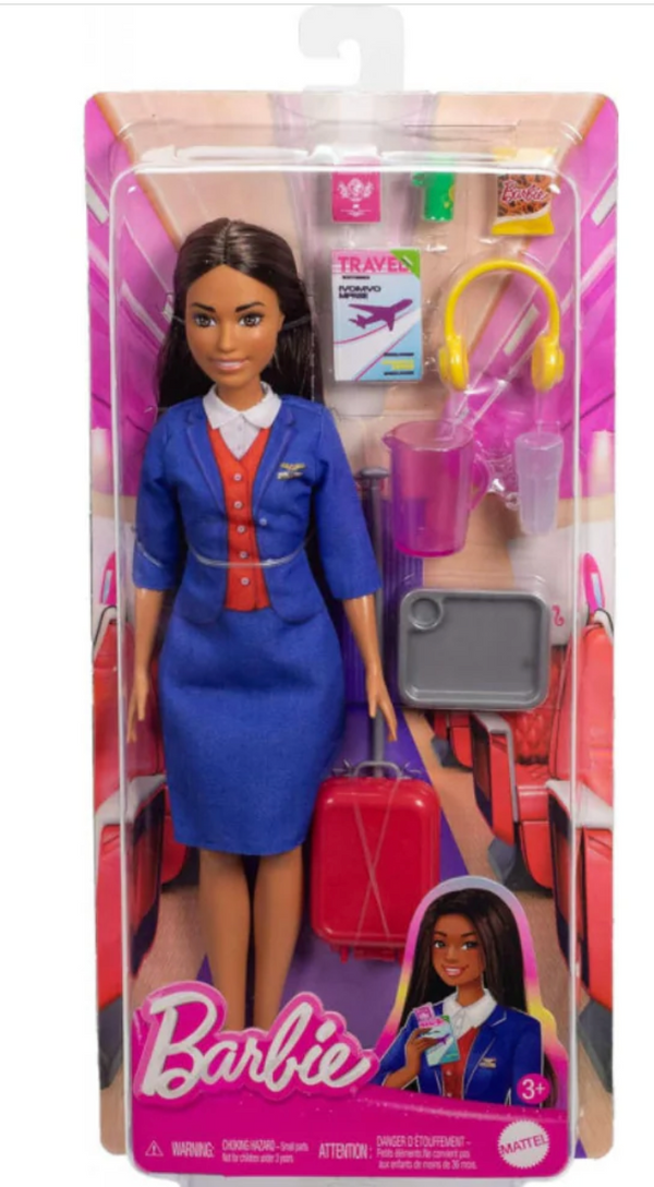 Barbie Flight Attendant Doll with Accessories