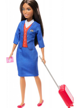 Barbie Flight Attendant Doll with Accessories