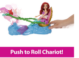 Disney Princess Ariel's Chariot Playset – Push to Roll