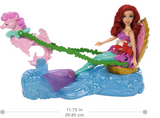 Disney Princess Ariel's Chariot Playset – Push to Roll
