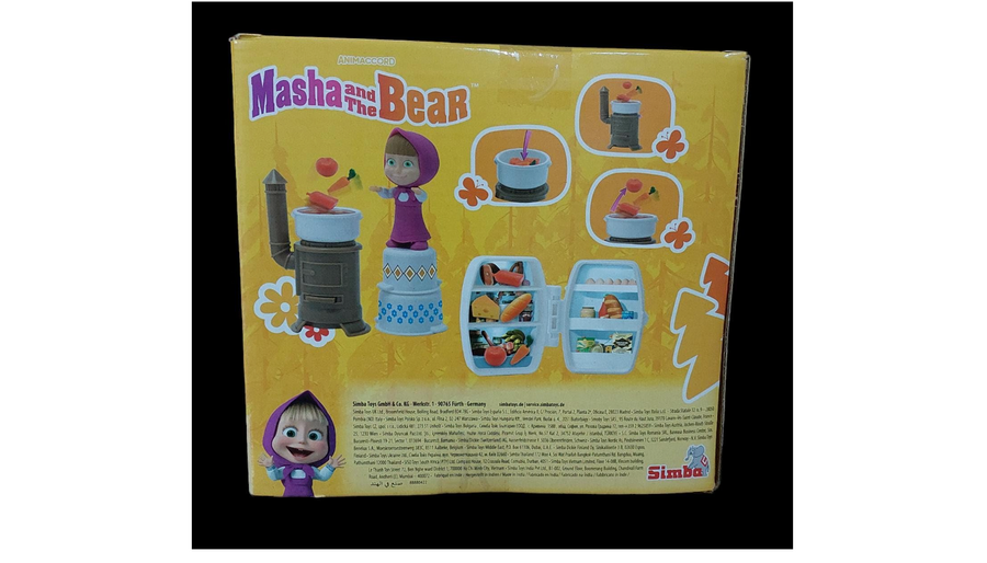 Masha and the Bear – Cooking Set with Masha Doll & Kitchen Accessories
