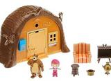 Masha and the Bear – Bear's House Playset with Masha & Bear Figures