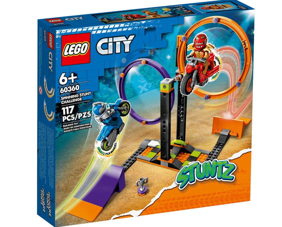 LEGO City Stuntz Spinning Stunt Challenge - 117 Pieces (60360)