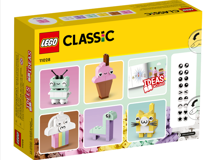 LEGO Classic Creative Pastel Fun - 333 Pieces (11028)