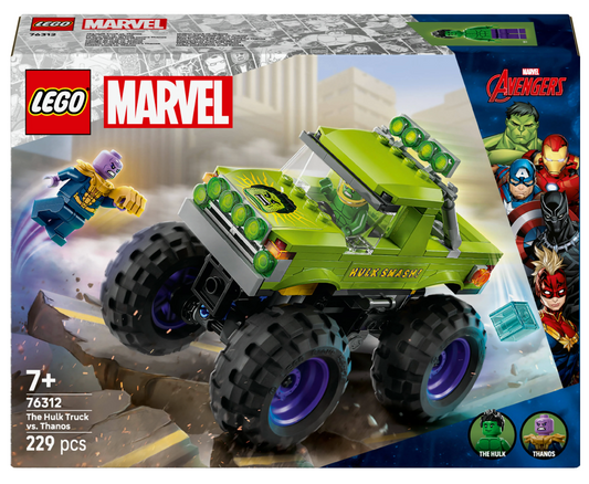 LEGO Marvel The Hulk Truck vs. Thanos 76312