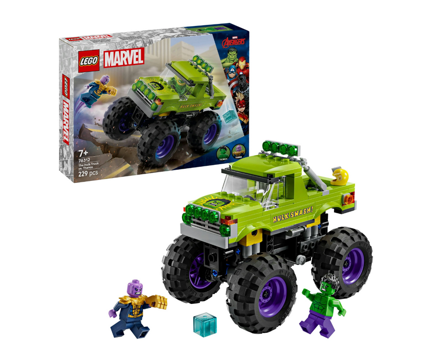 LEGO Marvel The Hulk Truck vs. Thanos 76312