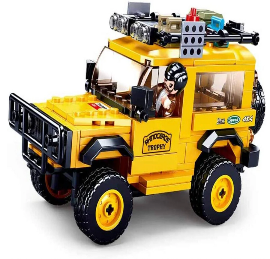 Sluban ModelBricks Car Club Rhinoceros Trophy 4x4 M38-B0815