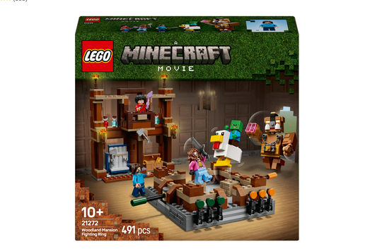 LEGO Minecraft Movie Woodland Mansion Fighting Ring 21272