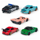 Majorette Porsche Edition Diecast Car Gift Pack – Set of 5 Porsche Model Cars | Premium Metal Collectible Vehicles with Opening Parts